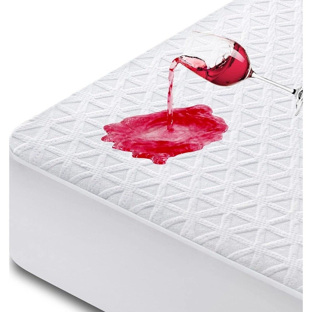 Premium 100% Waterproof Mattress Protector California King Size, Breathable B...